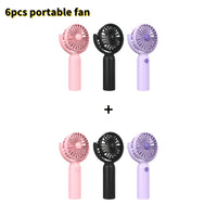 6pcs Black&Pink&Purple