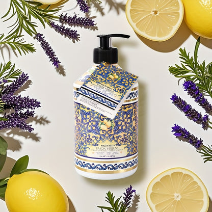 Liquid Hand Soap with Floral Press Bottle – 21.3 fl oz, Moisturizing Scented Hand Wash in Lavender, Grapefruit, Jasmine, Coconut Shea & More