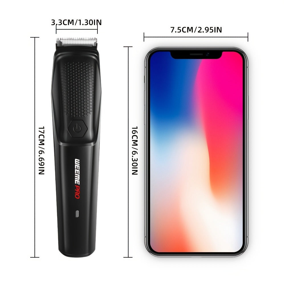 Beard Trimmer for Men Cordless Hair Clipper Electric Shaver Facial Mustache Body Hair Grooming Kit USB Rechargeable All-in-One Grooming Tool Gift for Men Black