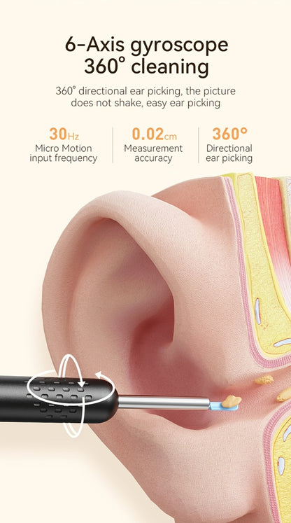 Earwax Removal Kit Pro with Visual Waste Tank – Interchangeable Nozzles, USB Rechargeable Ear Cleaner for Adults, Ear Scoop & Ear Washer Options