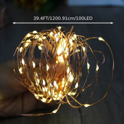 Solar Fairy String Lights Outdoor – 110 LED Copper Wire Solar Twinkle Lights with 8 Modes & Touch Control for Christmas Tree, Garden, Patio, Wedding & Party – 2, 4 or 8 Pack