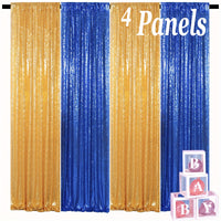 royal blue & golden