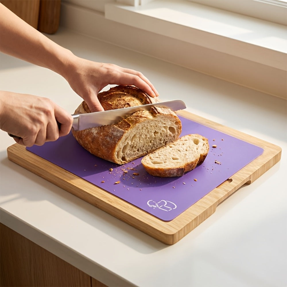 Bamboo Cutting Board Set for Kitchen – Food-Safe Cheese Platter & Charcuterie Board for Meat, Cheese, Bread, Vegetables & Fruits, Perfect Home Kitchen Gadget or Housewarming Gift, 1pc or 7pcs Set