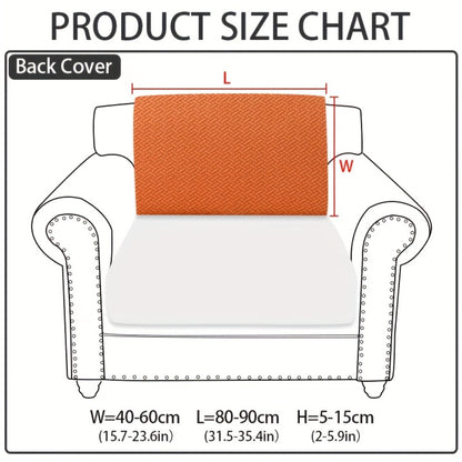 Jacquard Stretch Sofa Cover Non-Slip | Elastic Wear-Resistant Couch Slipcover, Polyester Jacquard Fabric, 1 to 4 Seat Sectional L-Shape, Armrest Backrest, Machine Washable