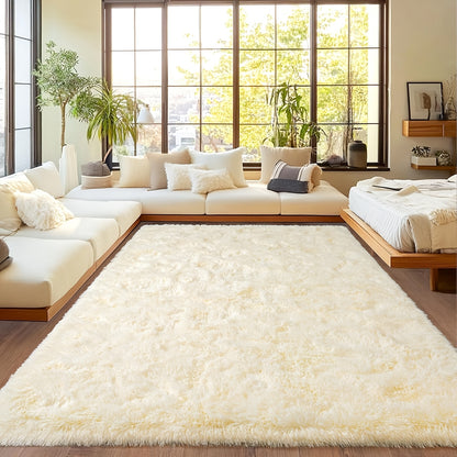 Fluffy Area Rug Large Soft Shag Carpet for Living Room Bedroom – Non-Slip Ultra Thick Plush Floor Mat, Multiple Sizes & Colors, Home Decor