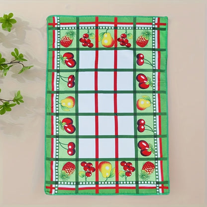 Holiday Kitchen Dish Towels Set of 6 - Colorful Printed Dishcloths Soft Absorbent Tea Towels for Kitchen Decor