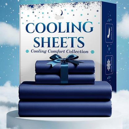 Bamboo Blend Cooling Bed Sheet Set 4pcs – Ultra Soft Breathable Kids Sheets, Deep Pocket Fitted Sheet 18"-24", 2200TC Shrink & Wrinkle Resistant, All-Season Hotel Luxury Bedding, Twin Full Queen King