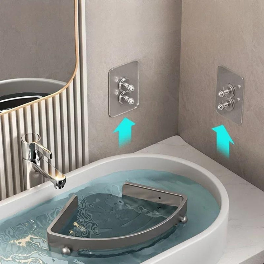 Corner Shower Shelf 2-Layer Nail-Free Bathroom Caddy – No Drill Plastic Shampoo Holder & Organizer for Shower, Bathtub & Bathroom Wall | Drainage Design, Strong Load-Bearing