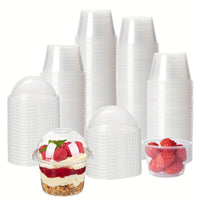100pcs 8oz Clear Plastic Cup