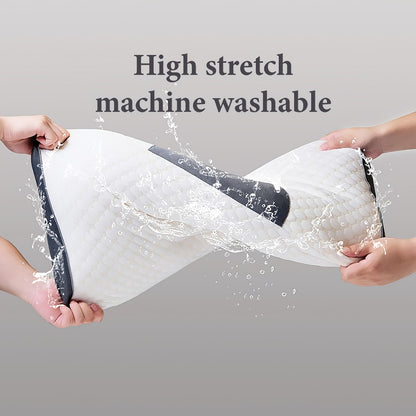 Neck Pillow for Sleeping Set of 2 Ergonomic Cervical Support Pillow Soft Adjustable Contour Design Washable Cover Premium Filling for Side Back Stomach Sleepers