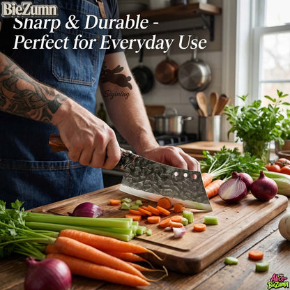 Kitchen Knife Set 7-Piece Stainless Steel Professional Chef Knives with Boning Slicing Carving Peeler Butcher Knife & Scissors, Ultra-Sharp for Meat Fish Fruits Home & Pro Use