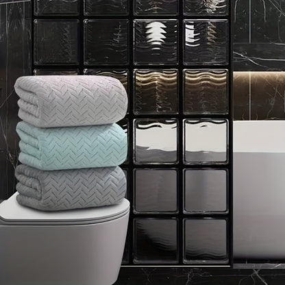 Microfiber Bath Towel Set 18/20pcs - Coral Fleece Absorbent Quick Dry Soft Large Bath Towels for Home Bathroom Spa Gift with Washcloths Bath Ball