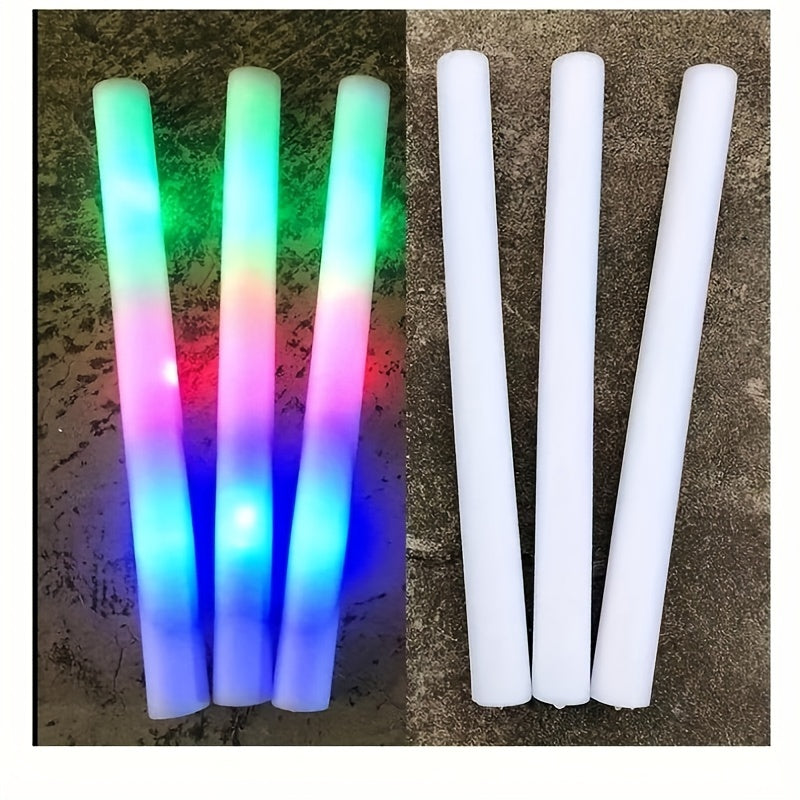 LED Glow Sticks Party Set – Foam Glow Sticks with 3 Light Modes, Glow Glasses, Headbands & Finger Lights for Rave, Wedding, Birthday, Concert, Halloween, Christmas & New Year Party Supplies, 11/36/52pcs