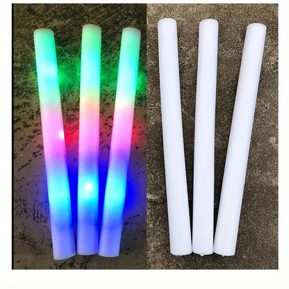 LED Glow Sticks Party Set – Foam Glow Sticks with 3 Light Modes, Glow Glasses, Headbands & Finger Lights for Rave, Wedding, Birthday, Concert, Halloween, Christmas & New Year Party Supplies, 11/36/52pcs