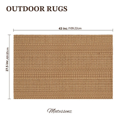 Washable Area Rug Non-Slip Rubber Backed Braided Woven Cotton Kitchen Mat Indoor Entryway Living Room Bedroom Floor Rug Multi-Size
