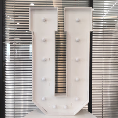 LED Letter Lights 4FT Tall Marquee Letter Lights A-Z Alphabet Light Up Letters with Cool White LED for Wedding, Birthday, Party, Proposal & Graduation Decor