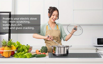 Silicone Stove Top Cover Mat 30x21in – Thick Anti-Slip Glass Cooktop Protector, Heat Resistant Electric Stove Cover, Kitchen Countertop Mat & Dish Drying Pad for Home & Restaurant