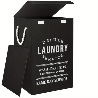 Collapsible Laundry Hamper with Lid – 22.45 Gallon Large Foldable Laundry Basket Bin for Clothes, Bedroom Organizer & Toy Storage – Black, Gray, 1-Pack & 3-Pack Options