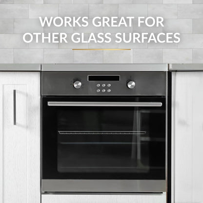 Ceramic Glass Cooktop Cleaner Polish 150g Heavy Duty - Removes Burnt-On Stains Grease & Residue, Makes Stovetops Streak-Free & Shiny, Glass Ceramic Stove Top Cleaner for Induction Electric & Smooth Top Ranges