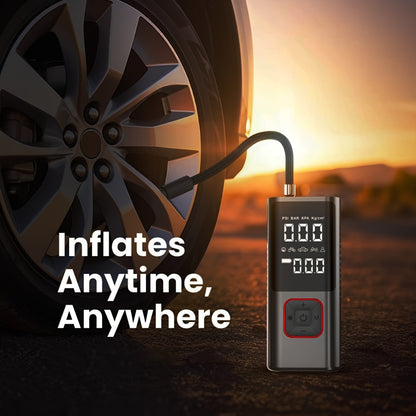 Portable Tire Inflator Air Compressor - 160 PSI 20000mAh Cordless Tire Pump 4X Faster with LED Light for Car, Bicycle, Motorcycle & Ball
