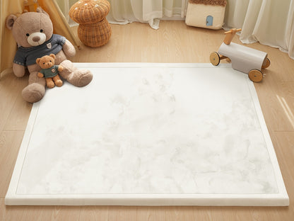 Memory Foam Area Rug Tatami Mat Non-Slip Coral Velvet Floor Mat for Living Room Bedroom Kids Playroom Yoga — Multiple Sizes & Colors