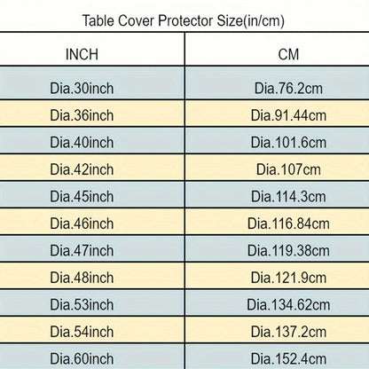 Round PVC Table Cover Clear Tablecloth 2MM Thick Scratch-Resistant Waterproof Table Protector for Dining Table Coffee Table Restaurant Outdoor