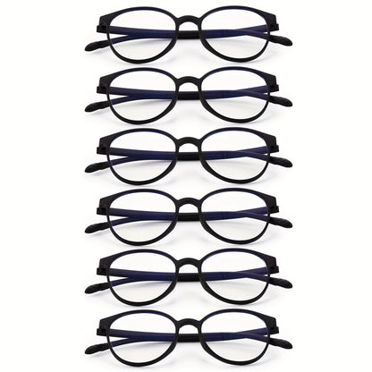 Rimless Reading Glasses for Women 3 Pack - Blue Light Blocking Lightweight Metal Frameless Readers with Anti Eyestrain Lenses, Multiple Colors and Magnifications 1.0X to 4.0X