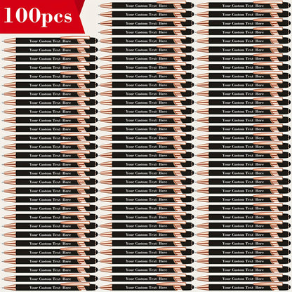 Custom Engraved Ballpoint Pen Set 100pcs, Personalized Metal Luxury Pens Bulk, Engraved Writing Instruments for Wedding, Corporate Gifts, Graduation, Birthday, Christmas, Anniversary & Party Favors – Red, Black, Purple, Gold, Blue