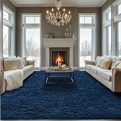 Fluffy Area Rug Large Soft Shag Carpet for Living Room Bedroom – Non-Slip Ultra Thick Plush Floor Mat, Multiple Sizes & Colors, Home Decor