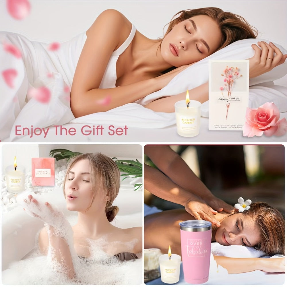 Spa Gift Set for Women – Luxury Self-Care & Relaxation Birthday Gift, Thoughtful Thank You & Special Occasion Gift for Mom, Her & Any Woman