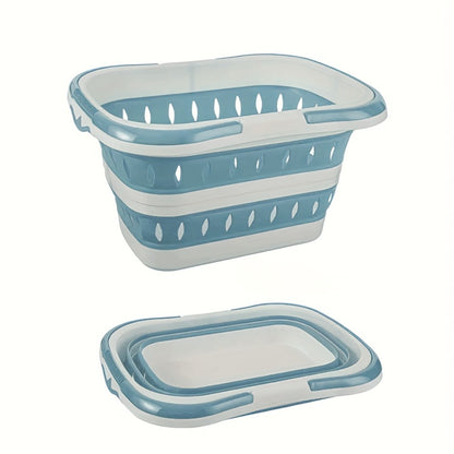 Large Folding Laundry Basket Wall Hanging – Plastic Collapsible Clothes Storage Basket for Bathroom, Bedroom & Household Use – Space-Saving Wall-Mounted Hamper, Thoughtful Gift