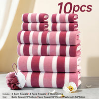 10-Piece Set A in Red (Includes Bath Ball)