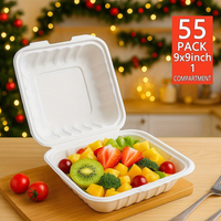9 Inch 1 Compartment [55 Pack]