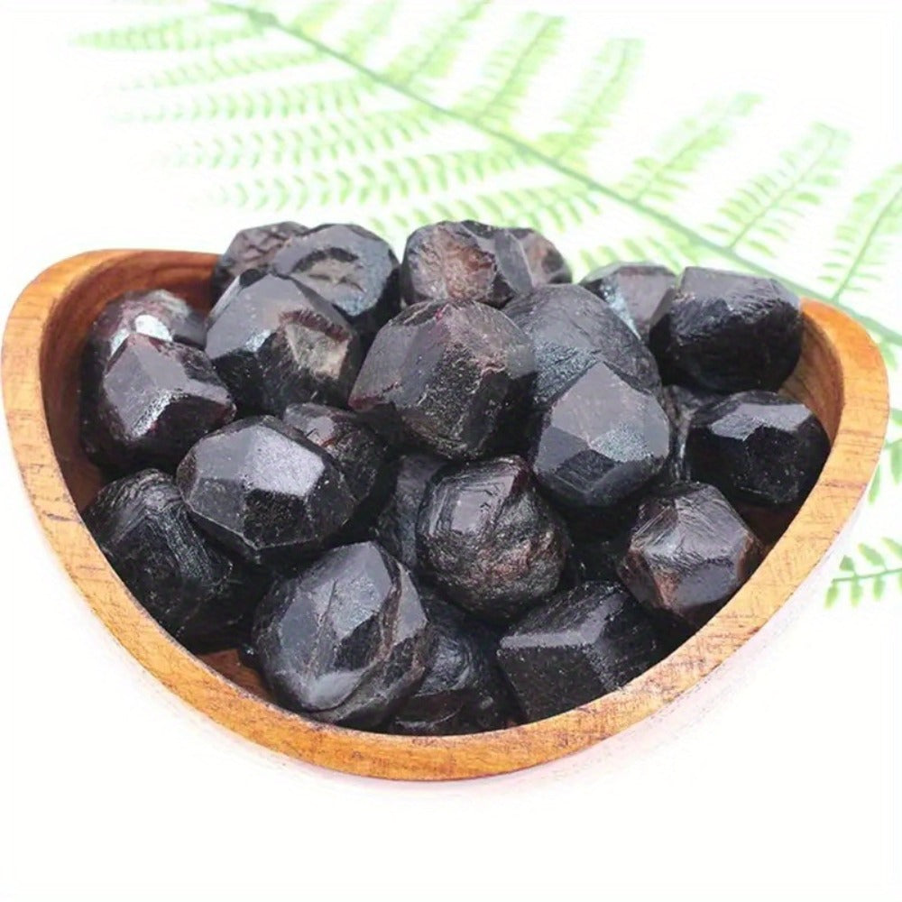 Natural Red Garnet Crystal Rough Stone – Raw Unpolished Mineral Specimen for Home Decor, Crystal Healing, Feng Shui Display & Collector Gift, Genuine Gemstone Rock