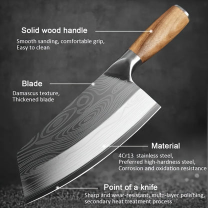 Damascus Chef Knife Set – Sharp Stainless Steel Kitchen Knife with Damascus Pattern Blade for Chopping Vegetables, Meat & Fruit, Professional Home Cook Gift Set 1pc 2pcs 3pcs