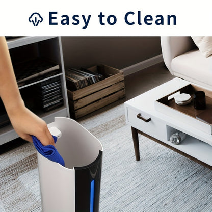 Cool Mist Humidifier 2.4 Gallon Top Fill with Smart Humidity Control Sleep Mode Soundwave Technology for Large Rooms Bedroom Office Plants 600ft²