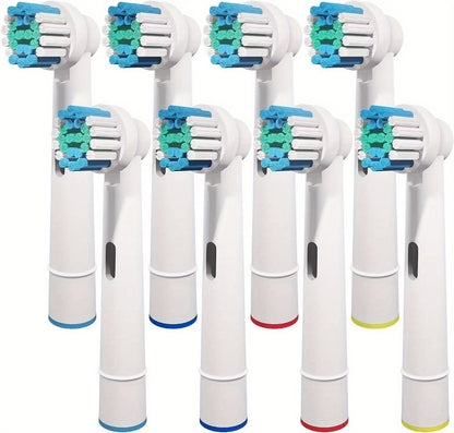 Replacement Toothbrush Heads Compatible with Oral-B Electric Toothbrush - 12 Pack Professional Brush Heads, Deep Clean Bristles, Plaque Removal, Fits Oral-B Pro, Vitality, CrossAction & Smart Series