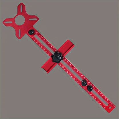 Circle Cutting Jig 3-in-1 Woodworking Router Fixture Expandable 3.54 to 24 Inch Diameter Adjustable Slotting Positioning Tool for Precision Circular Hole Milling DIY Professional