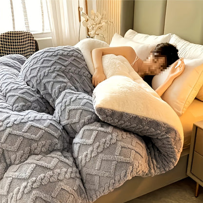 Taffeta Comforter All Season – Soft, Thick & Warm Quilt for Bedroom, Guest Room & Hotel | Machine Washable | Twin Full Queen King