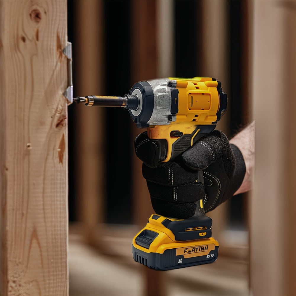 Cordless Impact Driver 1/4" Compatible with DeWalt 20V Battery | 0-2800 RPM Electric Impact Screwdriver with LED Indicator Light – Ideal for Home Repair, Appliance & DIY Projects (Tool Only)