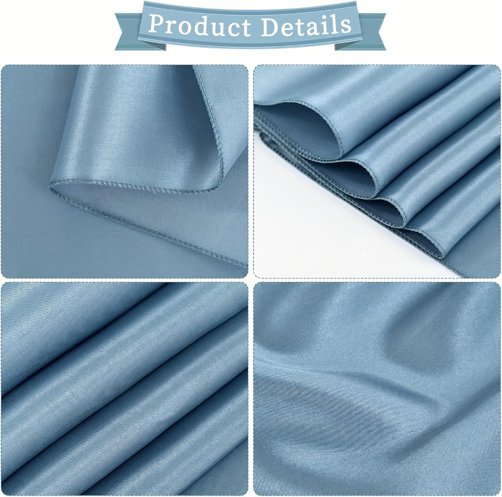 100pcs Satin Chair Sashes Bows for Wedding Banquet Party Event Decoration – 13 Colors, 18×275cm