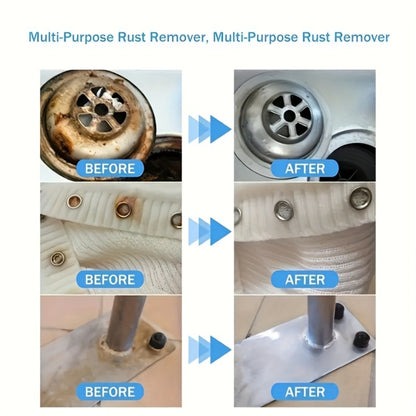 Rust Remover Spray Multi-Surface - Powerful Rust Dissolver for Car, Metal, Tile, Kitchen & Bathroom - Ammonia Formula Rust Prevention & Cleaning Tool