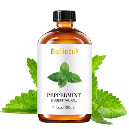 Essential Oil 120ml 4oz Pure Aromatherapy Oils for Diffuser Humidifier Candle Soap Making Lavender Peppermint Eucalyptus Frankincense Lemon Rosemary Lemongrass Vanilla Argan