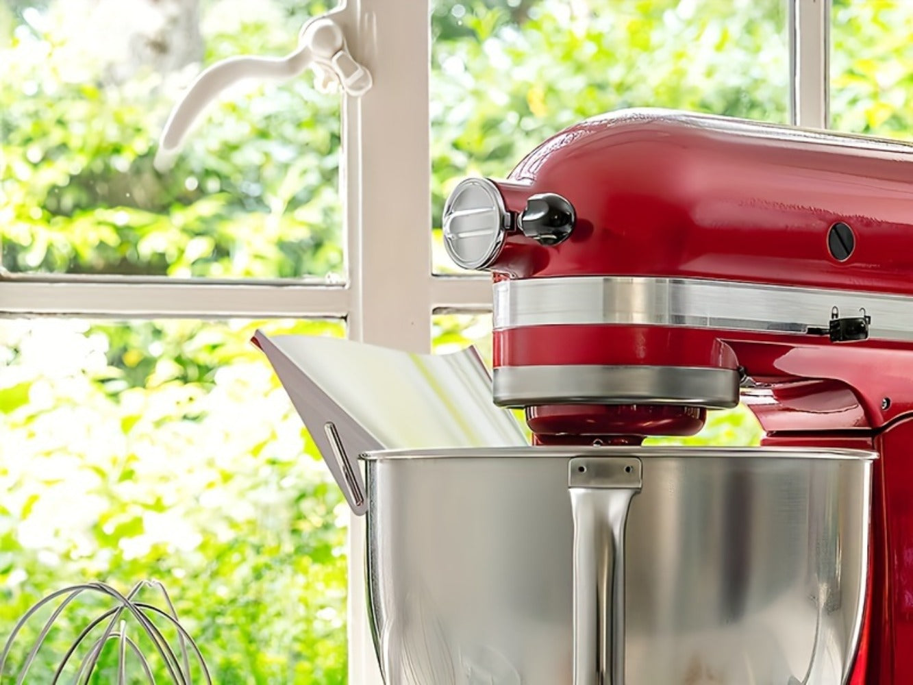 Stand Mixer Pouring Chute Stainless Steel – Dishwasher Safe Pouring Shield for KitchenAid Tilt-Head & Bowl-Lift Models, 1-Pack or 2-Pack Baking Accessory, Durable & Splash-Proof