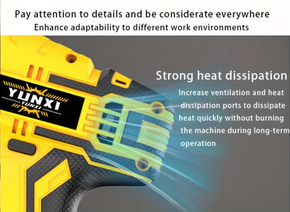 Cordless Reciprocating Saw - Electric Reciprocating Saw with Safety Lock, Large Capacity Battery & Charger, Variable Speed for Wood, Metal & Demolition Cutting, DIY Home Renovation Power Tool