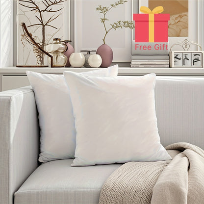 Pillow Insert Hypoallergenic High Elastic Fluffy Fill, Thick Sofa Cushion Filler Universal Replacement Inner Core for Throw Pillow Couch Cushion Decorative Pillow Multiple Sizes White