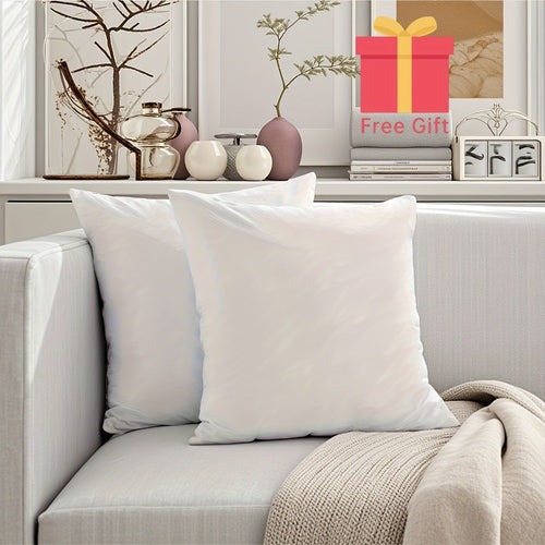 Pillow Insert Hypoallergenic High Elastic Fluffy Fill, Thick Sofa Cushion Filler Universal Replacement Inner Core for Throw Pillow Couch Cushion Decorative Pillow Multiple Sizes White