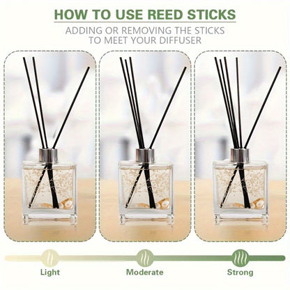 Reed Diffuser Set 4oz - Aromatherapy Home Fragrance Sticks with Essential Oil Scents, Long Lasting Air Freshener for Bedroom, Living Room, Bathroom, Office & Hotel Decor