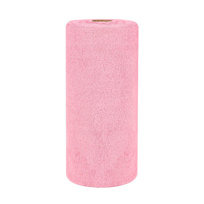 Microfiber Cleaning Cloths Reusable Paper Towel Roll Replacement – Washable Absorbent Tear-Away Dishcloths for Kitchen, Bathroom & Car | Eco-Friendly Rags 50 or 100 Pack, 12x12 Inch