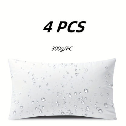 Pillow Inserts Square Indoor Outdoor Decorative Cushion Filling - Woven Fabric 200g+ Stuffing for Throw Pillows Couch Sofa Patio, White, Pack of 2 or 4, Multiple Sizes 12x20 16x16 18x18 20x20 22x22